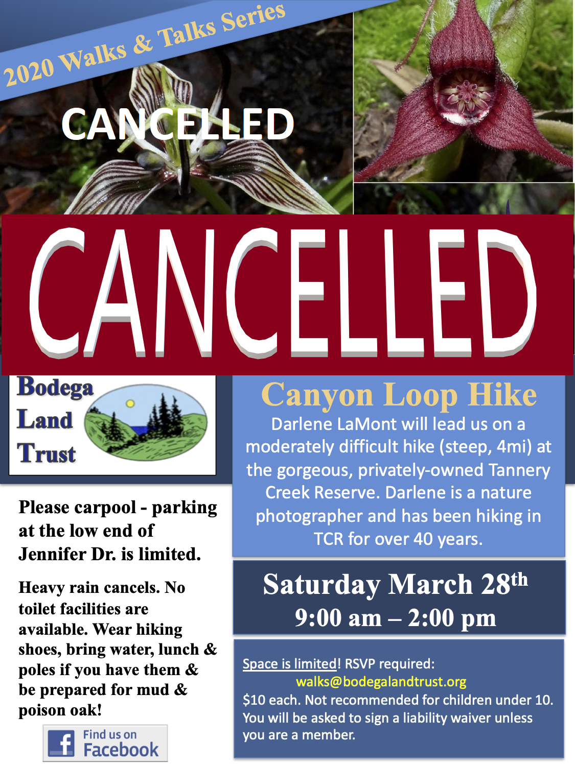 BLT 2020 03 28 TanneryCreek CynLoop Hike